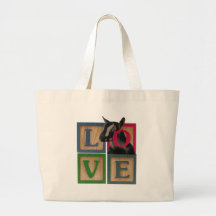 BLOCKS LOVE GOAT CANVAS BAGS