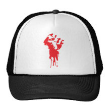 Bloddy Fist Mesh Hat