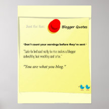 Blogger Quotes Poster