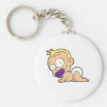 Blonde baby girl collection items key chains