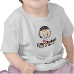 Blonde Boy Baseball 2nd Birthday T-shirt