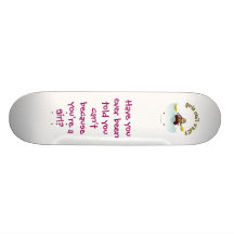 Blonde Female Kayaker Skate Board Decks