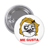 Blonde Female Me Gusta Comic Rage Face Meme Pin