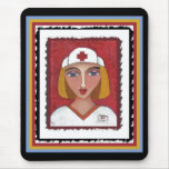 Blonde RN - nursing mousepad