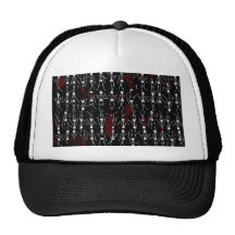 Blood And Skeletons Trucker Hat