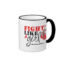 Blood Cancer Awareness Fight Like a Girl Mug