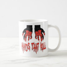 Blood Hands Mugs