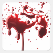 blood splatter 3 sticker