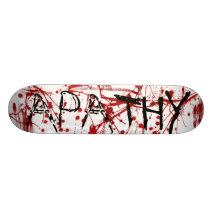 Blood Splatter Apathy Skate Board Decks