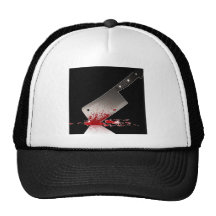 Bloody Cleaver Mesh Hats