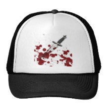 Bloody Dagger Trucker Hats