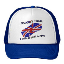 bloody heck trucker hat