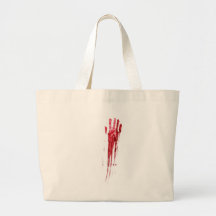 Bloody murder canvas bag