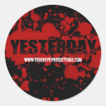 Bloody Poster Stickers