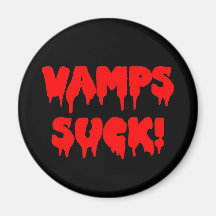 Bloody "Vamps Suck" Magnet
