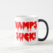 Bloody "Vamps Suck" Mug