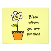Bloom Where You Are Planted II Invite