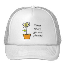 Bloom Where You Are Planted II Mesh Hat