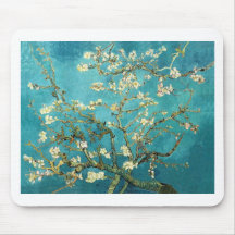 Blossoming Almond Tree - Vincent Van Gogh Mousepads