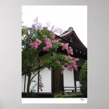 Blossoms in Kyoto Print
