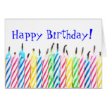blown out birthday candles cards