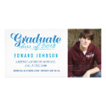 Blue 2013 Graduation Announcement Photo Card