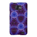 Blue Abstract Pattern Galaxy SII Case
