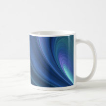 Blue And Green Soft Sand Waves Mug