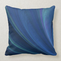 Blue And Green Soft Sand Waves Pillows