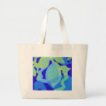Blue and Green Tote Bags