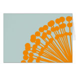 Blue and Orange Card