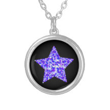 Blue and Purple Star of Stars Jewelry