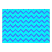 Blue and Teal Zigzag Pattern. Announcement