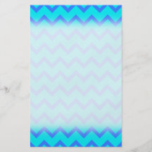 Blue and Teal Zigzag Pattern. Flyer