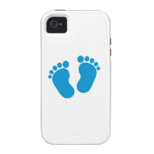 Blue baby feet vibe iPhone 4 cases