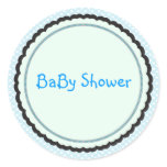 blue baby shower envelope seal stickers