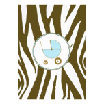 Blue Baby Shower Invitation