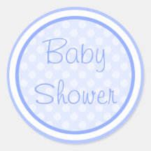 Blue Baby Shower Stickers