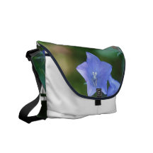 Blue Balloon Flowers Messenger Bag