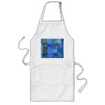 Blue Bathroom Tiles Design Apron