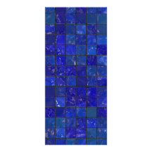 Blue Bathroom Tiles Full Colour Rack Card