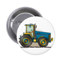 Blue Big Tractor Pins