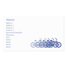 Blue Bike - Business Business Card Templates