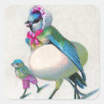 Blue Bird Mom Sticker
