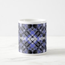 Blue/Black, (YOUR NAME HERE) Mugs