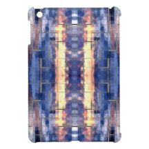 Blue Block Tile iPad Mini Cases
