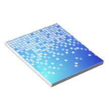 Blue Blocks Memo Note Pads