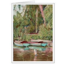 Blue Boats Cards
