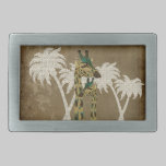 Blue Boho Giraffes Belt Buckle belt buckles
