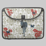 Blue Boho Zeb Olive Damask Macbook Sleeve macbook sleeves